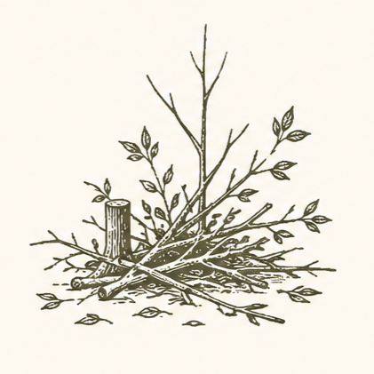 Clear garden service icon